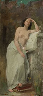 Esquisse pour le salon des lettres de l'Hôtel de Ville de Paris : La philosophie, c.1890. Creator: Georges Callot