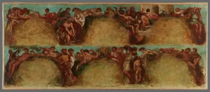 National Assembly Prints: Esquisse pour le salon du Roi du Palais Bourbon - L'Agriculture
