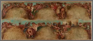 National Assembly Prints: Esquisse pour le salon du Roi du Palais Bourbon - L'Agriculture