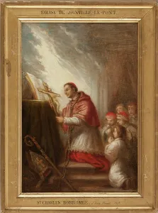 Esquisse pour l'église de Joinville-le-Pont : Saint Charles Borromée, 1873. Creator: Joseph-Nicolas Jouy