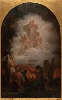 Souls Prints: Esquisse pour l'église de la Trinité : Les Âmes du Purgatoire