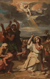 St Stephen Prints: Esquisse pour l'église Notre-Dame-de-Lorette : Le martyre de saint Etienne