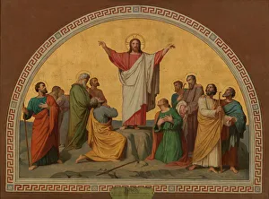 Oil Paint Prints: Esquisse pour l'église Saint-François-Xavier : La mission des Apôtres