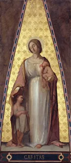 Esquisse pour l'église Saint-Jacques-Saint-Christophe de la Villette : La Charité, c.1843. Creator: Jean-François Brémond