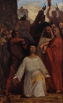 Esquisse pour l'église Saint-Jacques-Saint-Christophe de la Villette : Le Martyre de... c.1843. Creator: Jean-François Brémond
