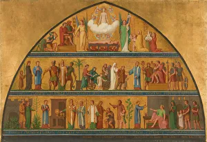 Saint Laurence Prints: Esquisse pour l'église Saint-Laurent : La vie de Saint-Laurent