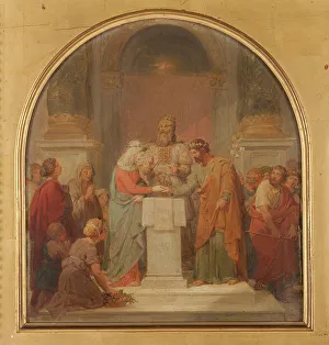 Marrying Prints: Esquisse pour l'église Saint-Nicolas-du-Chardonnet : Le Mariage de la Vierge
