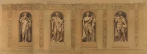 Charlemagne Prints: Esquisse pour l'église Saint-Paul-Saint-Louis : Robert le Pieux