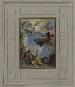 Hammering Prints: Esquisse pour l'escalier d'honneur de la mairie de Pantin : Le Travail sous l'égide