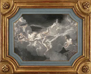 Esquisse pour l'Hôtel de Ville de Paris : La Ville de Paris conviant le monde à ses fêtes, c.1890. Creator: Jean Joseph Benjamin Constant