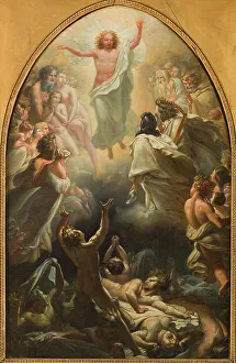 Souls Prints: Esquisse pour Notre-Dame-de-La-Croix : La Descente de Jésus-Christ dans les limbes