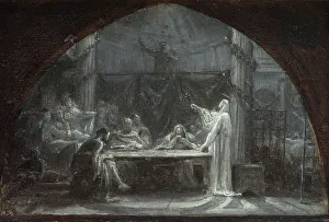 Esquisses pour l'église Saint-Gervais-Saint-Protais, c.1863. Creator: Auguste Gendron