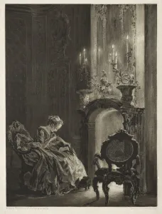 1815 1905 Prints: Essay on Stone with Brush and Scraper: Woman Reading at the Fireside, 1851. Creator