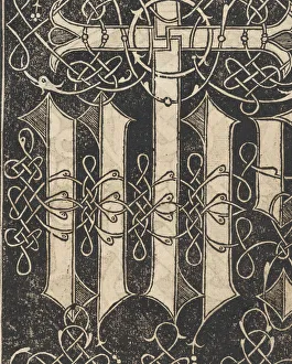 Dressmaking Prints: Essempio di recammi, page 17 (recto), 1530. Creator: Giovanni Antonio Tagliente