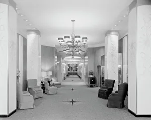 Raymond Fernand Loewy Prints: Essex House, Central Park South, 1957. Creator: Gottscho-Schleisner, Inc