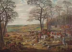 Hunt Prints: The Essex Hunt, 1831, (1922). Artist: Dean Wolstenholme