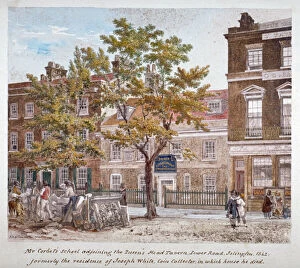 Islington Gallery: Essex Road, Islington, London, 1842. Artist: Robert Blemmell Schnebbelie