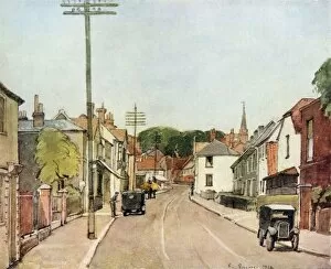 Britain In Pictures Collection: An Essex Village: Ongar High Street, 1943. Creator: E. Eason