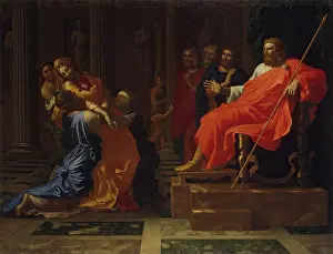 Persia Prints: Esther before Ahasuerus, 1655. Creator: Nicolas Poussin