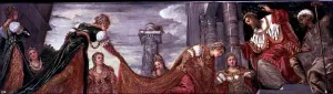 Testament Prints: Esther before Ahasuerus by Jacopo Robusti Tintoretto