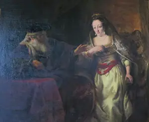 Mordecai Prints: Esther and Mordecai, 1654. Creator: Ferdinand Bol