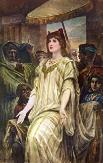Images Dated 19th September 2007: Esther Pleading For Her People, 1926.Artist: Felix Joseph Barrias