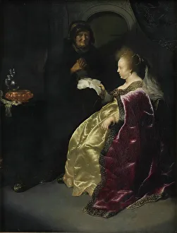 Jan Andrea Lievens Prints: Esther reading Haman's Decree of the Extermination of the Jews