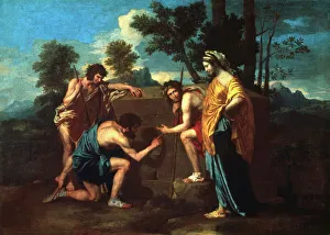 Latin Collection: Et in Arcadia Ego, c1650. Artist: Nicolas Poussin