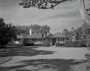Residential Prints: E.T. Fox, residence in Hobe Sound, Florida, 1960. Creator: Gottscho-Schleisner, Inc