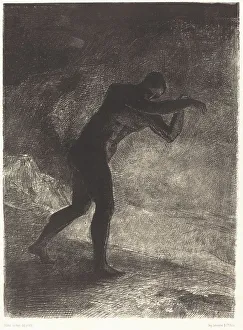 Mellerio Andre Prints: Et l'homme parut, interrogeant le sol d'ou il sort et qui l'attire