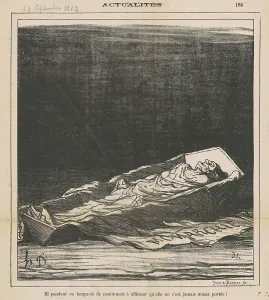 Personification Prints: Et pendant ce temps-la ils continuent a affirmer qu'elle ne s'est jamais mieux portee