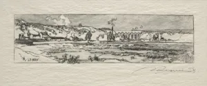 Etang dIssy les Moulineaux. Creator: Auguste Louis Lepere (French, 1849-1918)