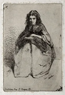 1834 1903 Prints: Twelve Etchings from Nature: Fumette