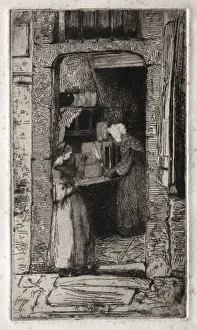 1834 1903 Prints: Twelve Etchings from Nature: La Marchande de Moutarde