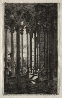 Charles Meryon French Prints: Etchings of Paris: The Gallery of Notre Dame