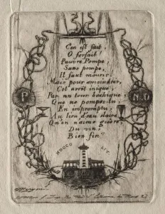 Charles Meryon French Prints: Etchings of Paris: The Notre Dame Pump, Small Plate, 1854. Creator: Charles Meryon (French