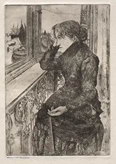 Otto H Bacher American Prints: Etchings of Venice: Beautiful View, 1882. Creator: Otto H. Bacher (American, 1856-1909)