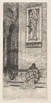 Otto H Bacher American Prints: Etchings of Venice: St. Marks, 19th century. Creator: Otto H. Bacher (American, 1856-1909)