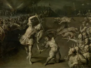Francken Frans Ii Prints: Eteocles and Polynices, c1620s. Creator: Frans Francken II
