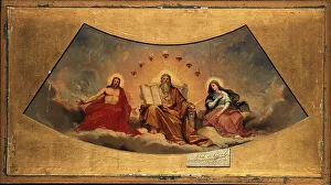 Scripture Prints: The Eternal Father, Christ and the Virgin