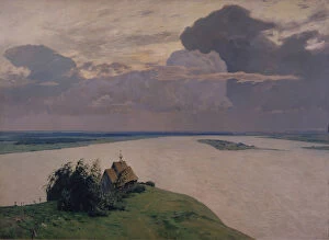 Isaak Ilyich 1860 1900 Gallery: Over Eternal Peace, 1894. Artist: Levitan, Isaak Ilyich (1860-1900)