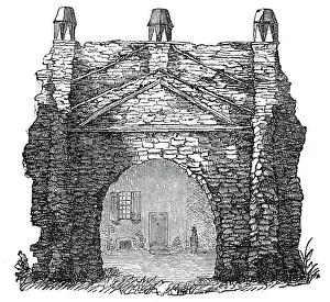 Ethelbert Prints: Ethelberts Gate, Kent, 1844. Creator: Unknown