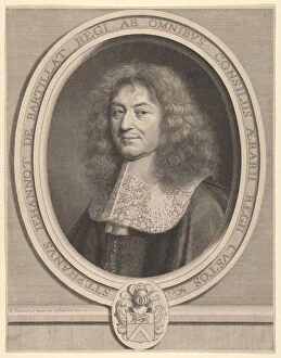 Pierre Collection: Etienne Jehannot de Bartillat, ca. 1666. Creator: Robert Nanteuil