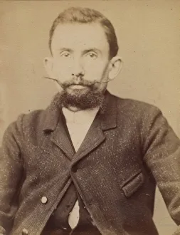 Typesetter Prints: Etievant. Henri, Achille. 32 ans, ne a Flammanville (Manche). Typographe