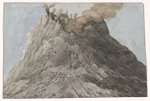 Crater Prints: Etna crater, 1778. Creator: Willem Carel Dierkens