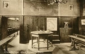 Private School Gallery: Eton College, Head Masters Room, late 19th-early 20th century. Creators: Unknown
