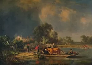Catalogue Of Pictures Collection: Eton from the River, 19th century, (1935). Artist: John Hilder