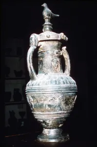 Etruscan Bucchero Vase from Chiusi, 7th century BC-6th century BC