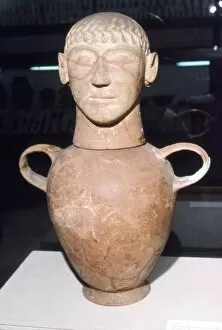 Canopic Gallery: Etruscan Canopic Jar from Santano near Chiusi, 6 century BC