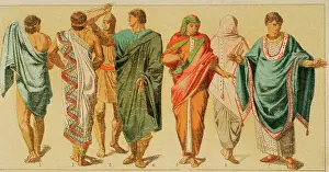 Tunic Prints: Etruscan Clothing, 1881. Creator: Unknown